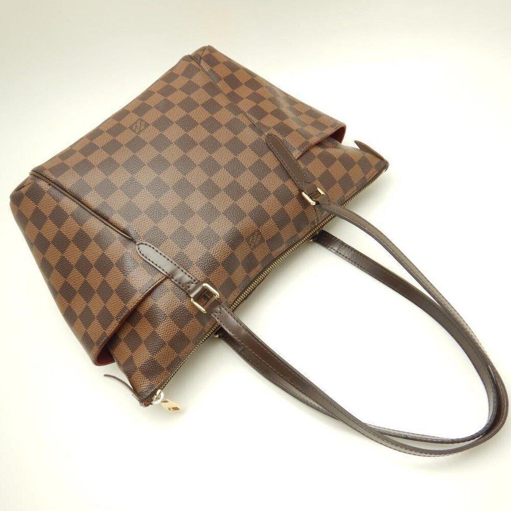 Louis Vuitton Damier Ebene Totally PM Shoulder Tote Bag Brown - Picture 3 of 9